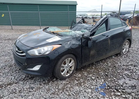 2014 Hyundai Elantra Gt из США, поврежденный, VIN KMHD35LH7EU215393